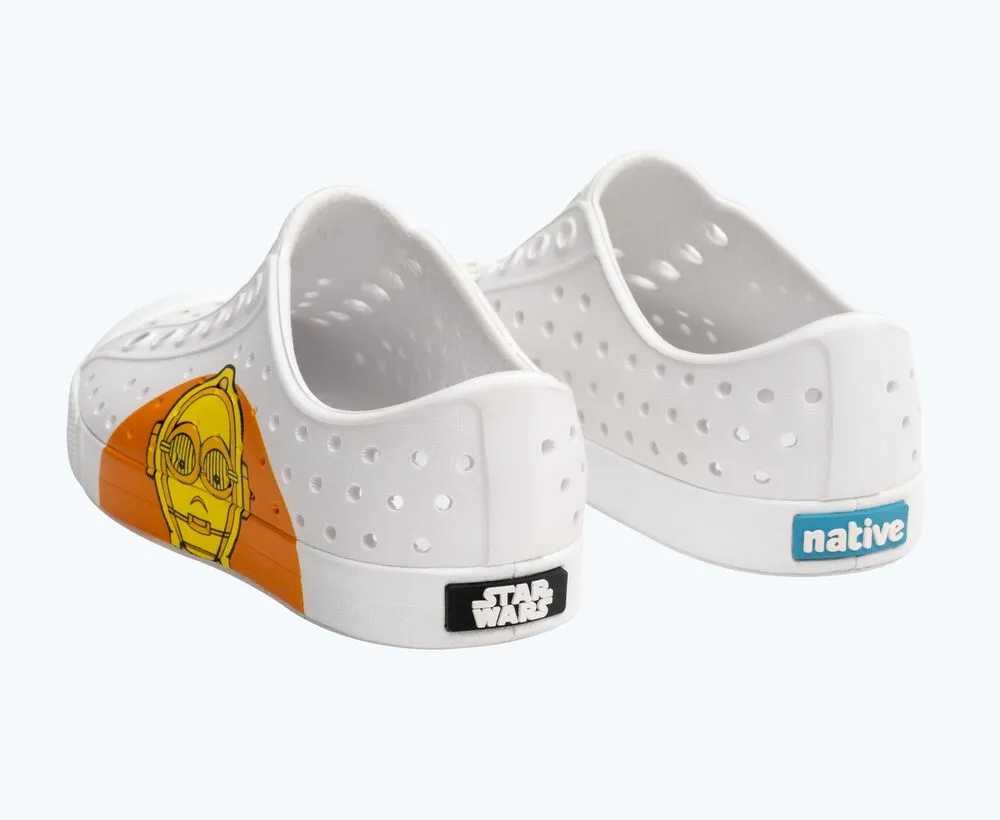 Native Jefferson Star Wars Block - Shell White / Shell White / Droids BFF