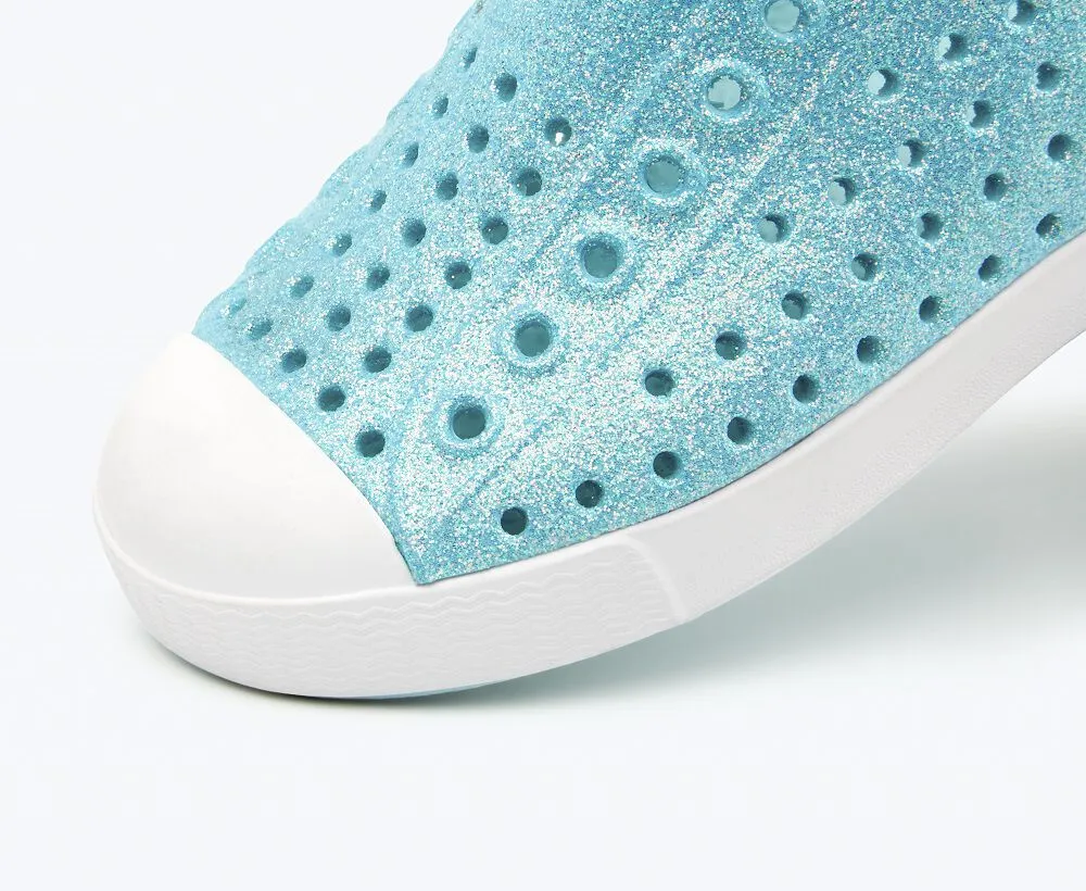Native Shoes Piedmont Bling/Shell White Children's Jefferson Shoe