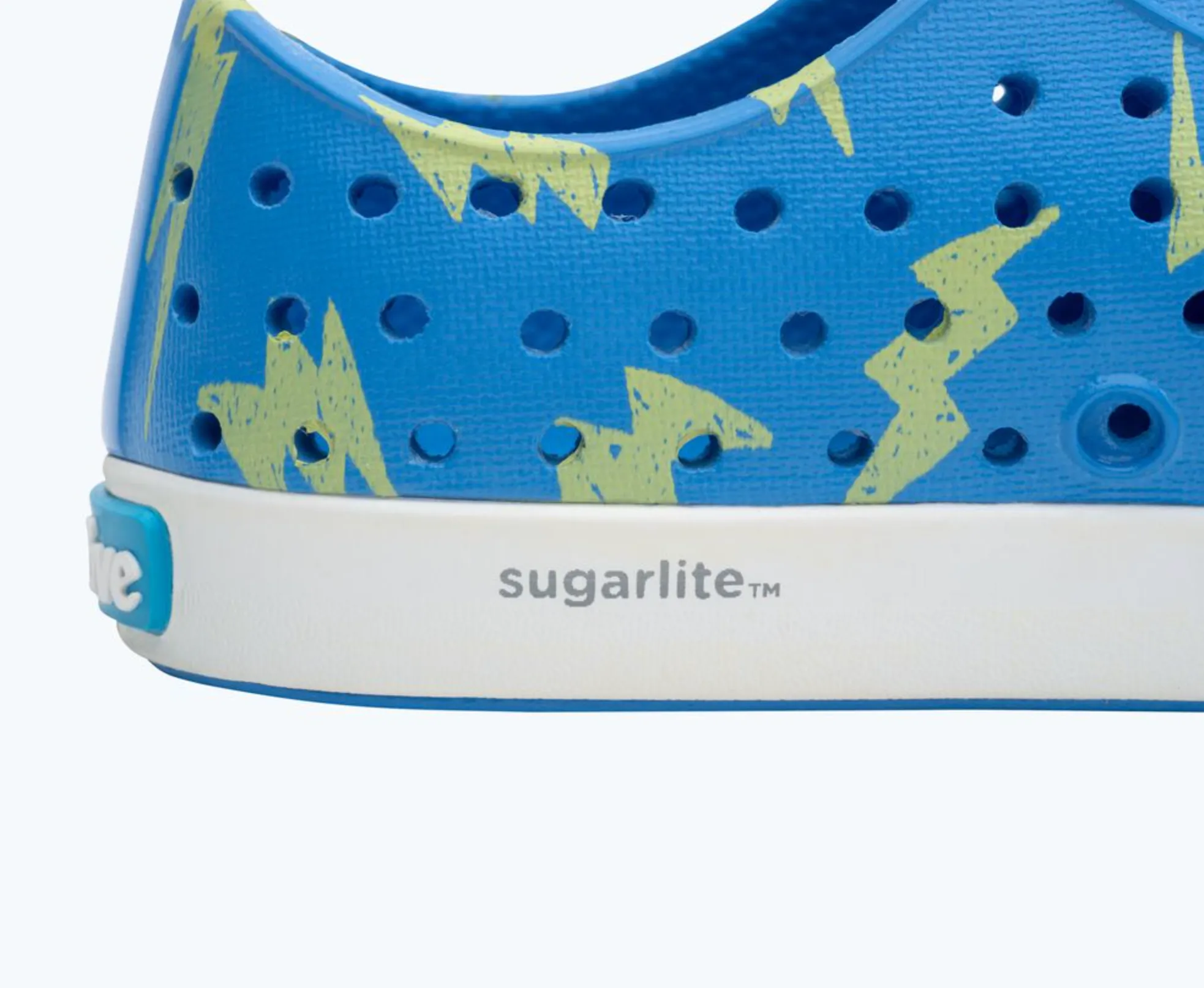 Natives - Jefferson - Sugarlite Print - Resting Blue/ Shell White/ Celery Lightning