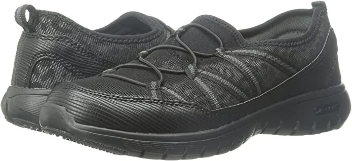 New in box! Propét Women's TravelLite Ghillie Slip on Shoes in Black Leopard with DriStep bamboo charcoal insole, Sz 6W! Fit like a Sz 7!