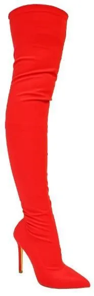 Over The Knee Stiletto High Heel Dressy Boots
