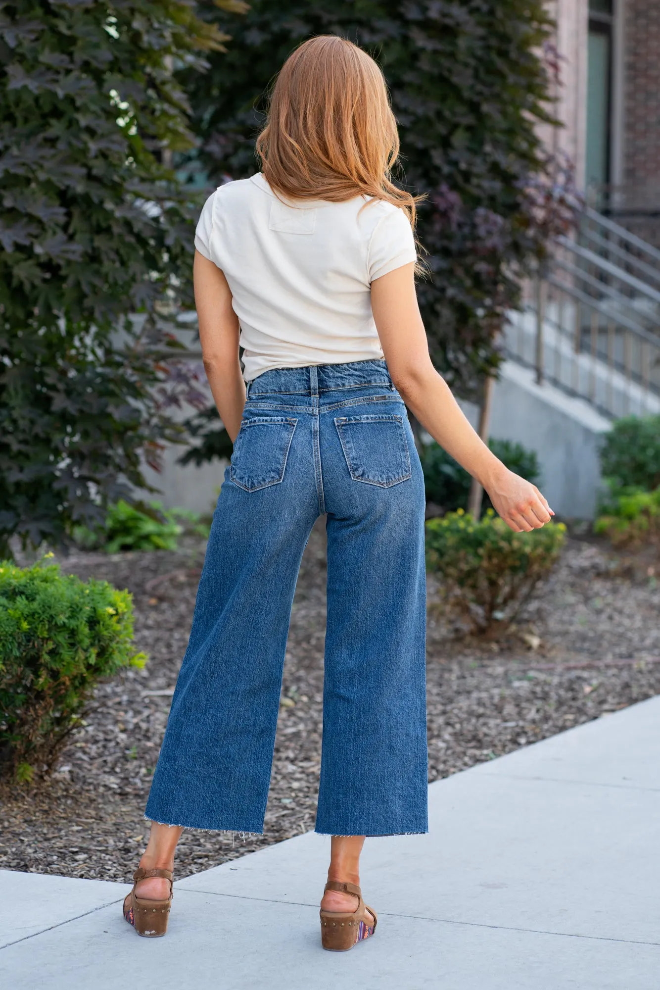 Petersburg Ultra High Rise Cropped Wide Leg