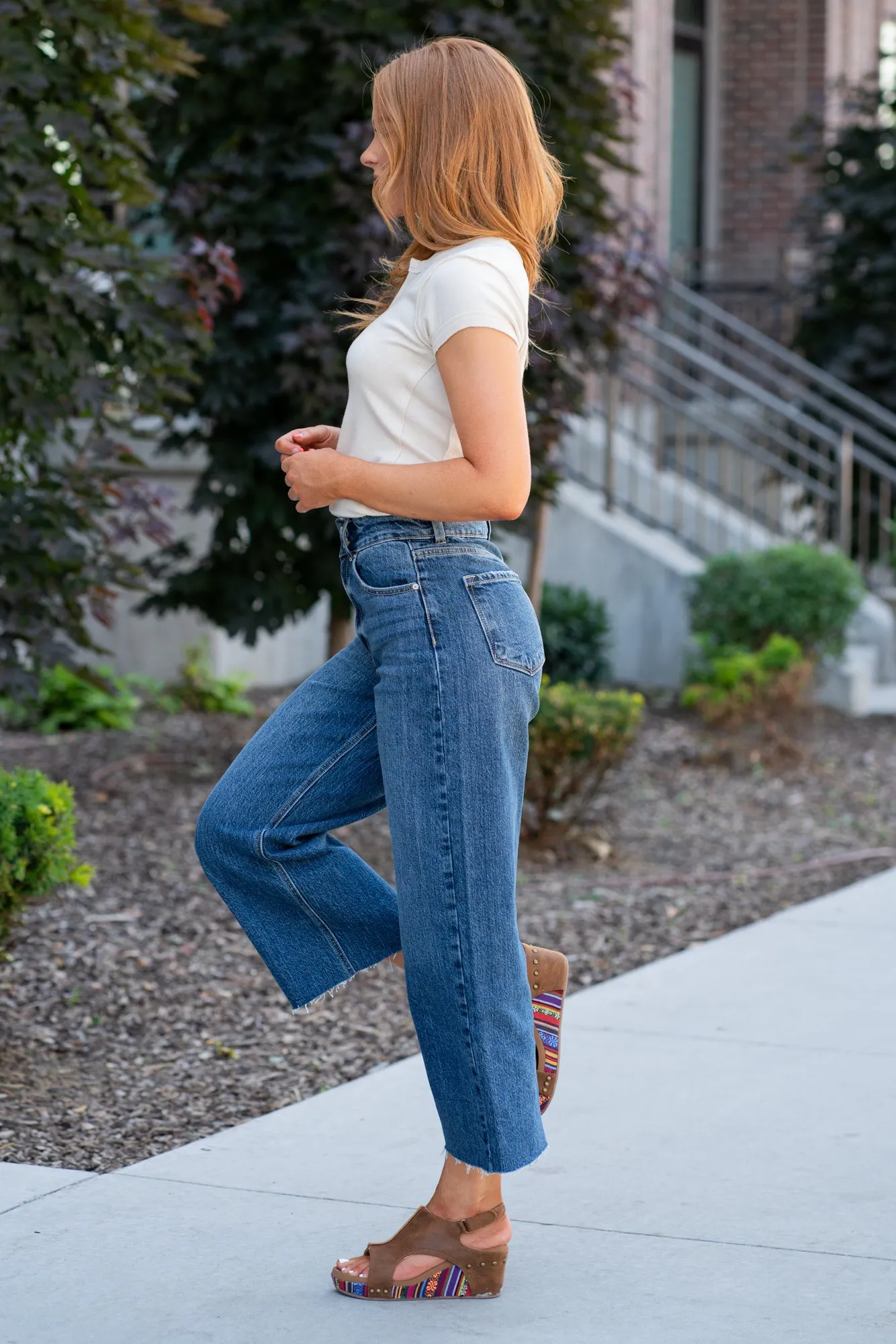 Petersburg Ultra High Rise Cropped Wide Leg