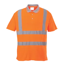 Portwest S177 Hi-Vis Ribbed Polo Shirt