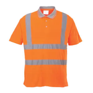 Portwest S177 Hi-Vis Ribbed Polo Shirt