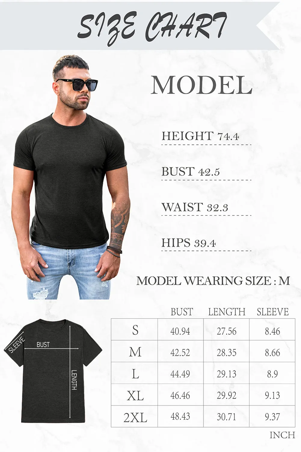 Red Solid Basic Crewneck Short Sleeve Men's T-shirt