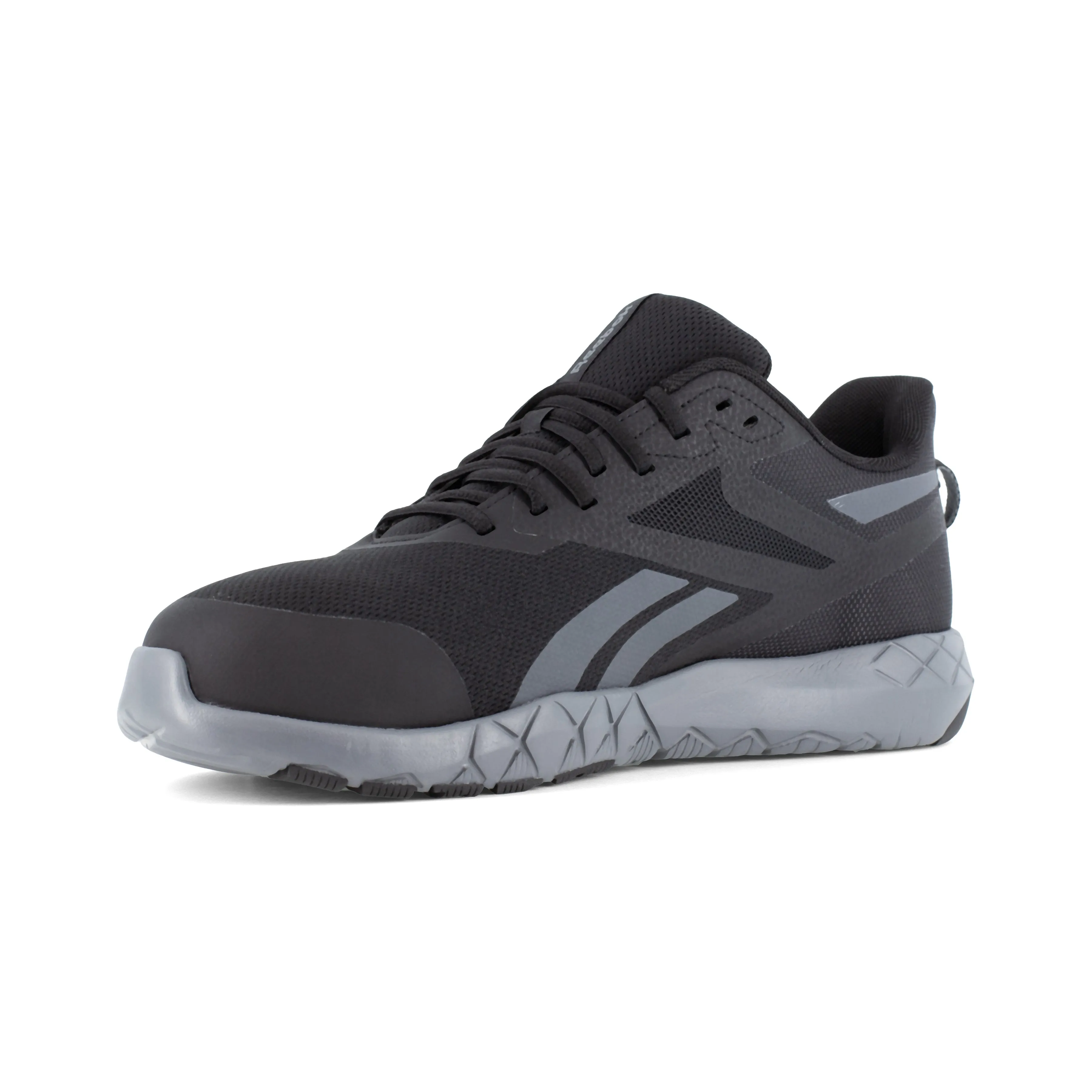 Reebok Men's Flexagon Force XL Comp Toe Athletic Work Shoe- Black- RB5440
