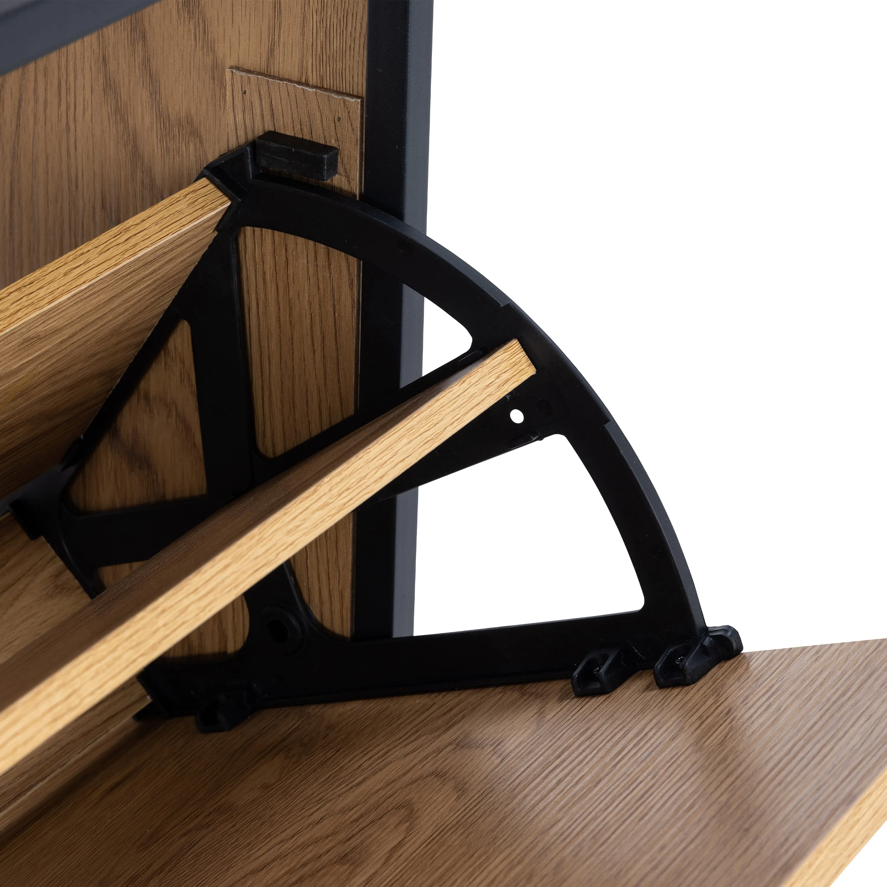 SEAFORD Oak Shoe Storage Cabinet