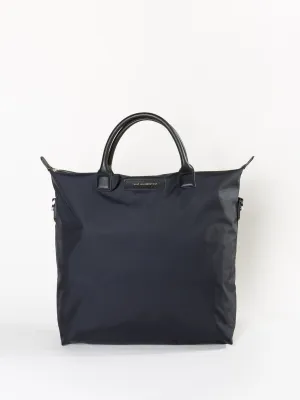 shopper tote - black nylon