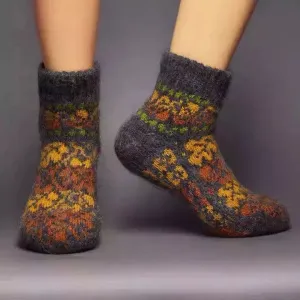 Siberia Spirit Autumn Leaves Low Socks