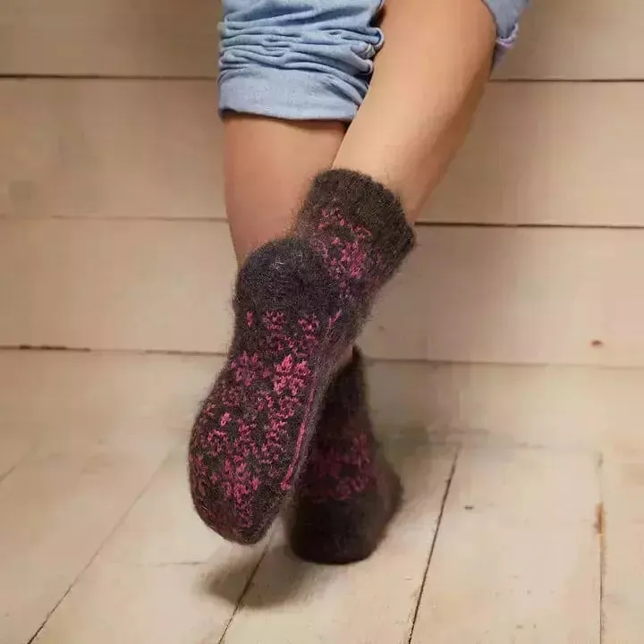 Siberia Spirit Raspberry Fantasy Low Socks