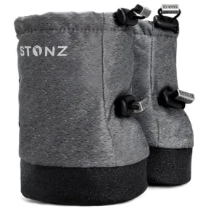 Stonz - Baby Puffer Booties - Heather Grey