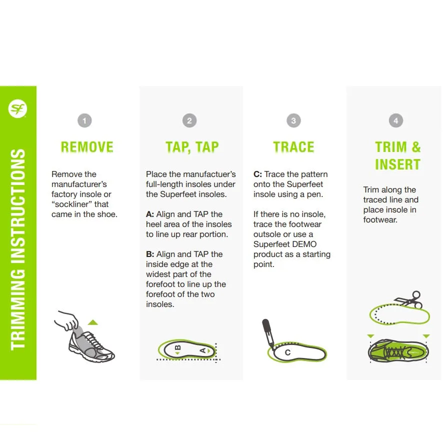 Superfeet Run Comfort Insoles - For Running & Walking