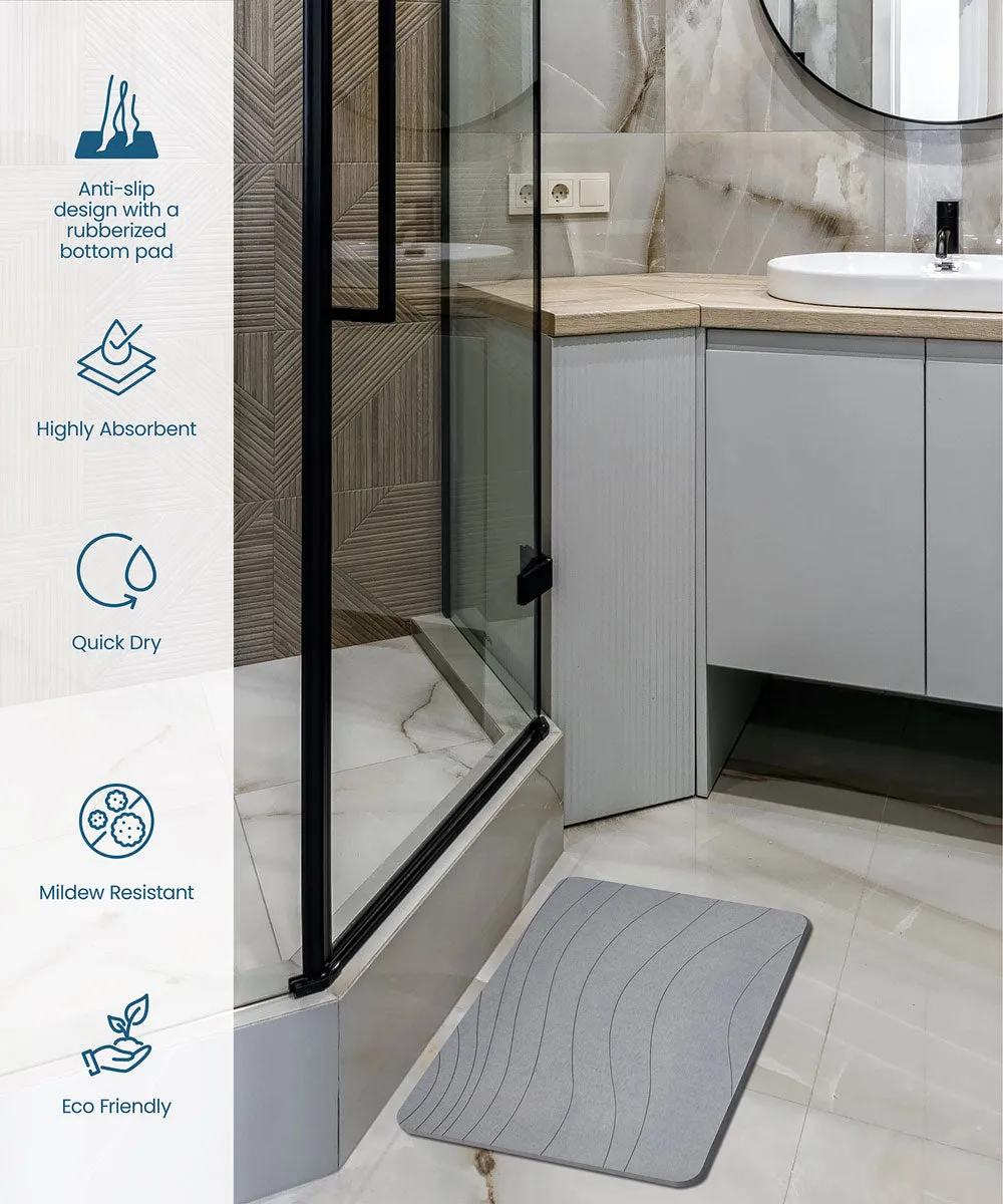 Terra Diatomaceous Earth Bath Stone Mat