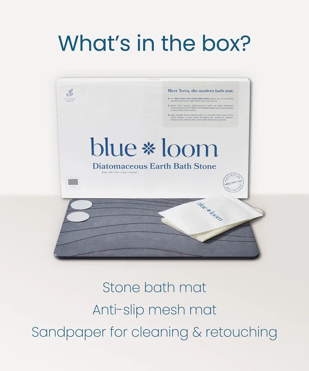 Terra Diatomaceous Earth Bath Stone Mat