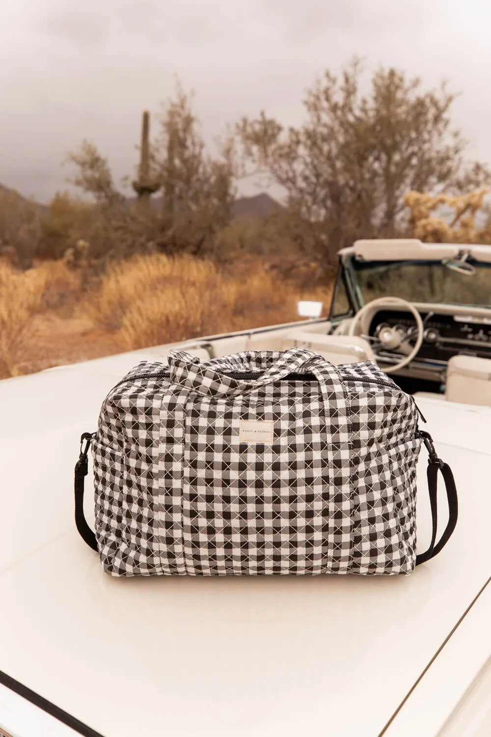 The Road Tripper Black Gingham