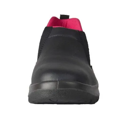 Tuff & Durable� - No Tie Working Shoes with Steel Toe & Plate - Black