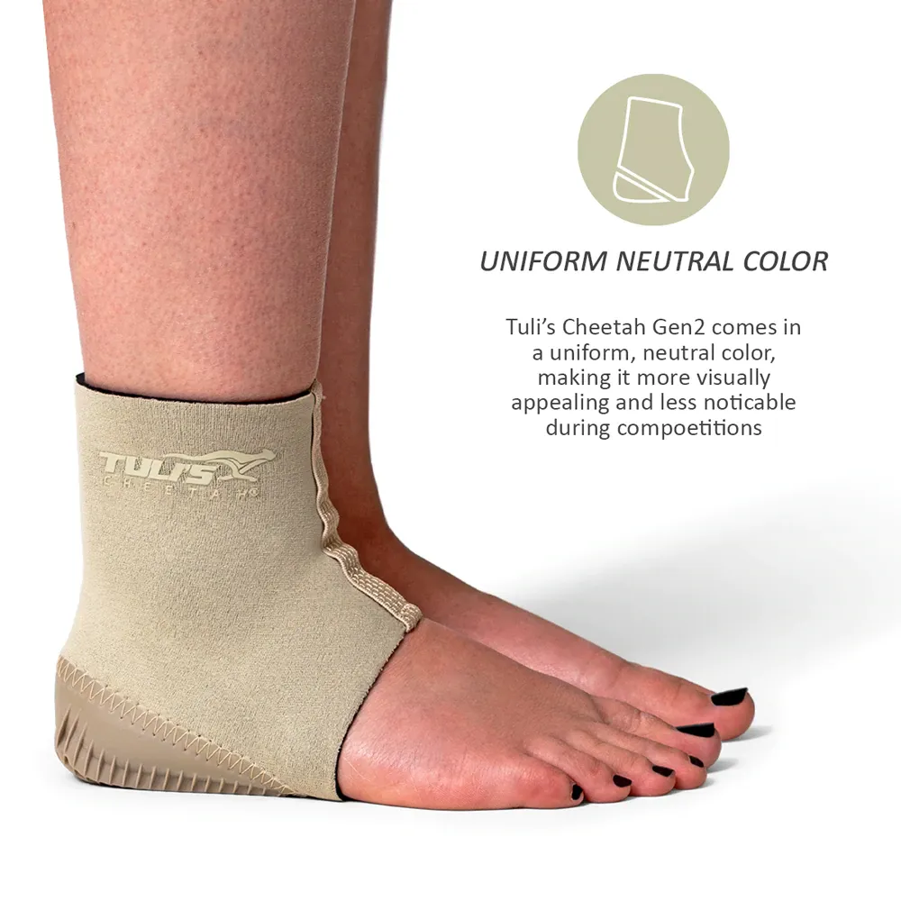 TULI'S® CHEETAH® GEN2™ HEEL CUP WITH COMPRESSION SLEEVE, FITTED YOUTH
