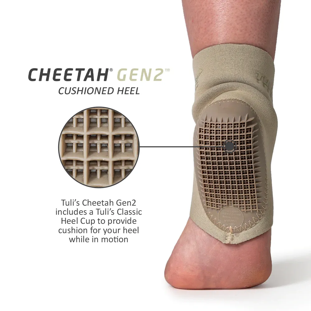 TULI'S® CHEETAH® GEN2™ HEEL CUP WITH COMPRESSION SLEEVE, FITTED YOUTH
