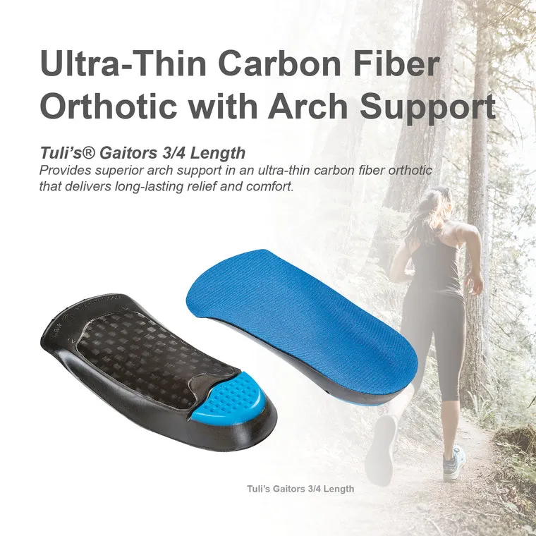 TULI'S GAITORS 3/4 LENGTH FOOT ARCH SUPPORT
