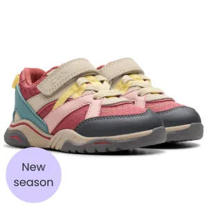 UK 6 Pink Combo Feather Pace Trainers