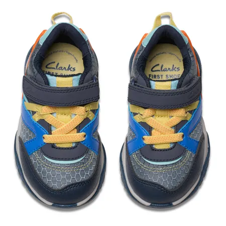 UK 6.5 Grey Combo Feather Pace Trainers