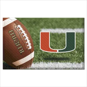 University of Miami Scraper Mat