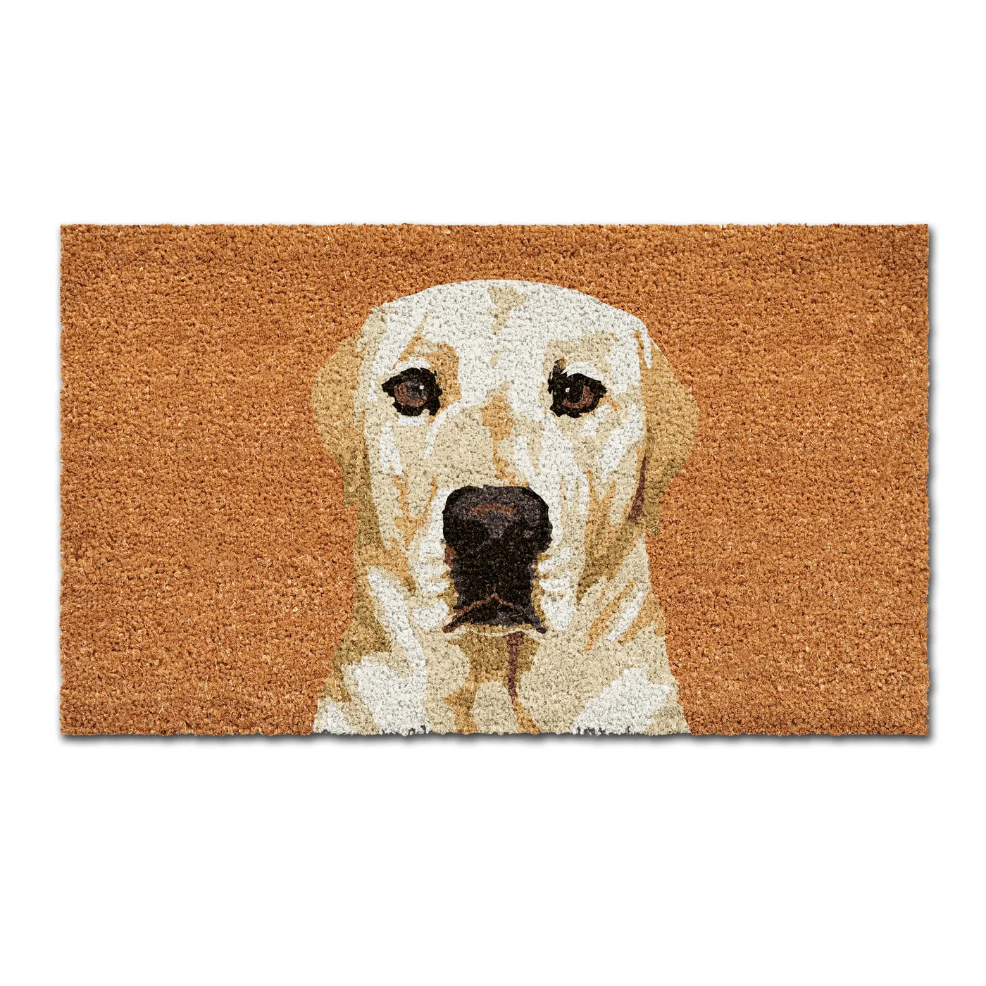 Yellow Labrador Dog Coir Doormat